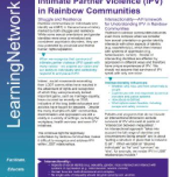 Intimate Partner Violence (IPV) in Rainbow Communities PDF